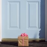 Gift by front door